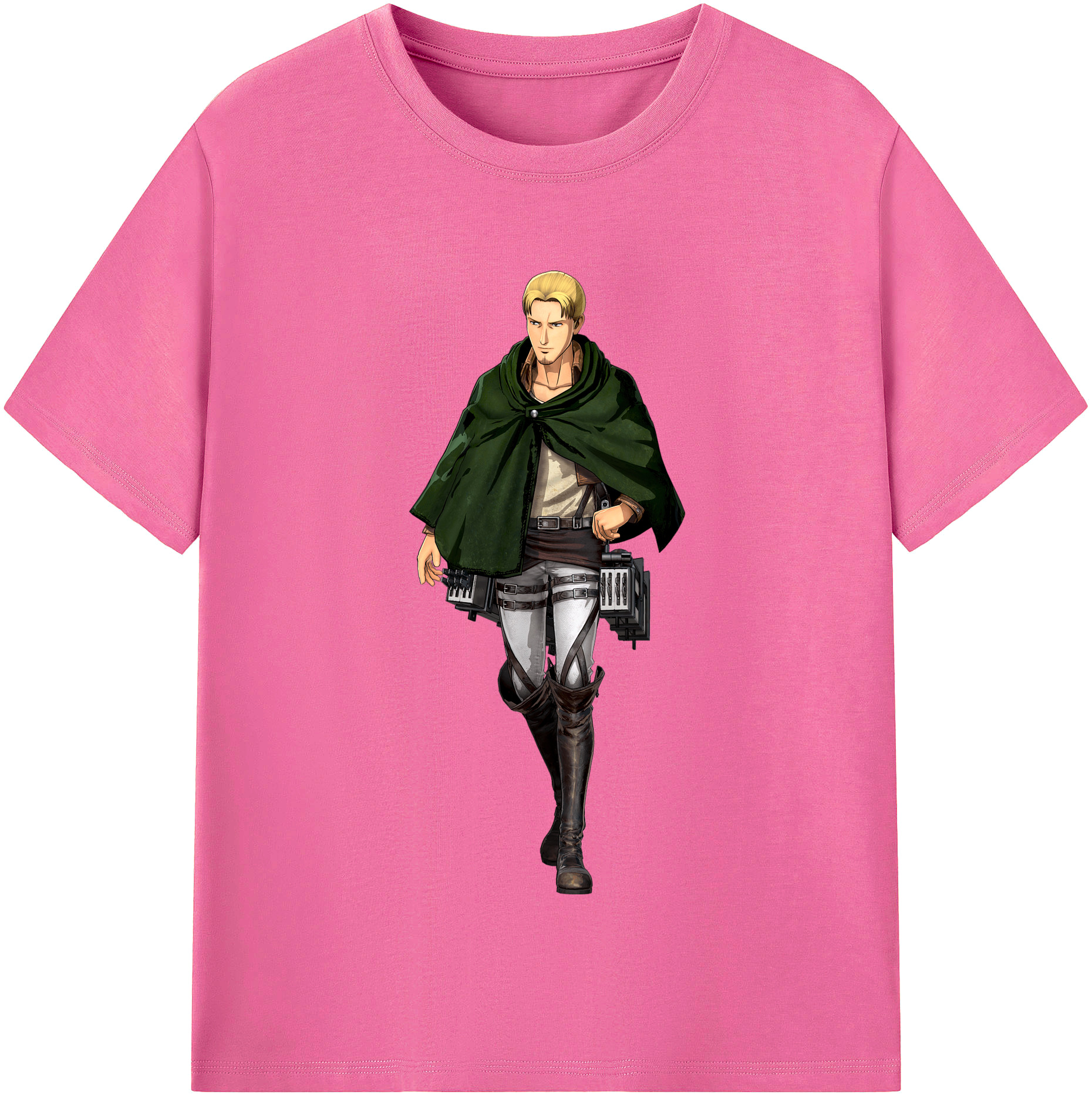 （画像用） 進撃の巨人 Attack on Titan レディースカジュアルプリントTシャツ（綿100％）